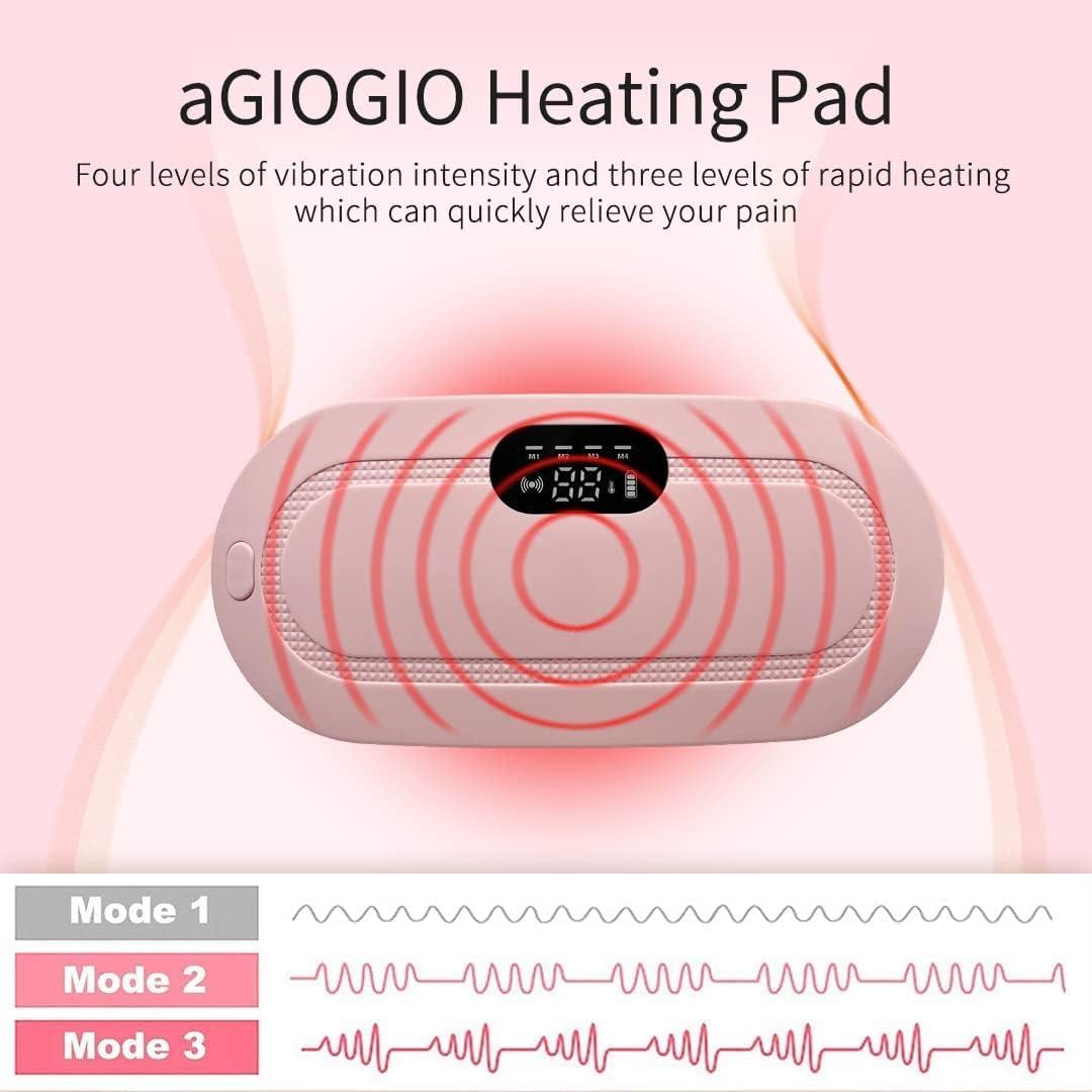 Portable Cordless Heating Pad For Mensural Pain Relief
