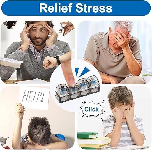 Keyboard Fidget Keychain – Stress Relief Clickable Mini Keyboard