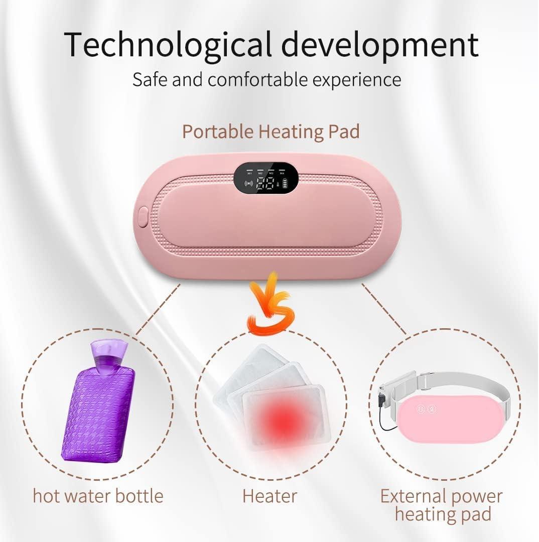 Portable Cordless Heating Pad For Mensural Pain Relief